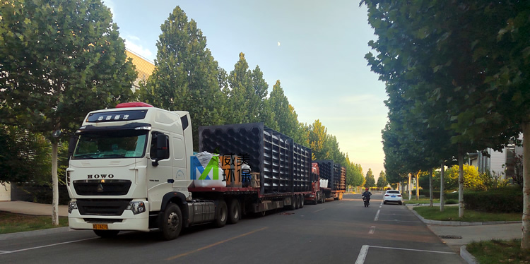 危廢綜合處置項(xiàng)目濕電除塵器殼體及配件發(fā)貨